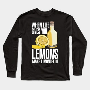 Limoncello, Italian Liqueur Long Sleeve T-Shirt